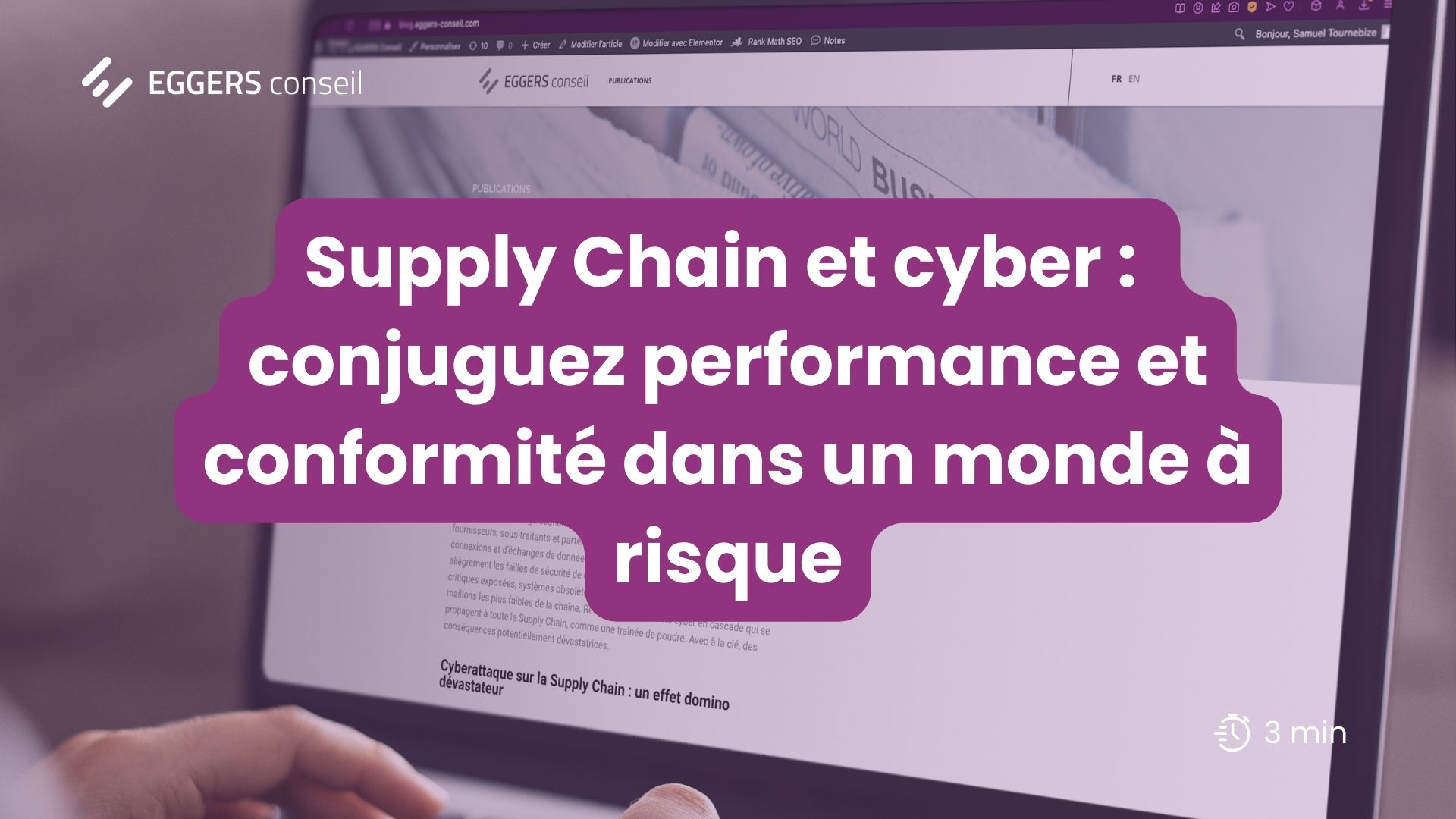 Supply Chain et Cyber Conjuguer performance et conformité dans un — free download