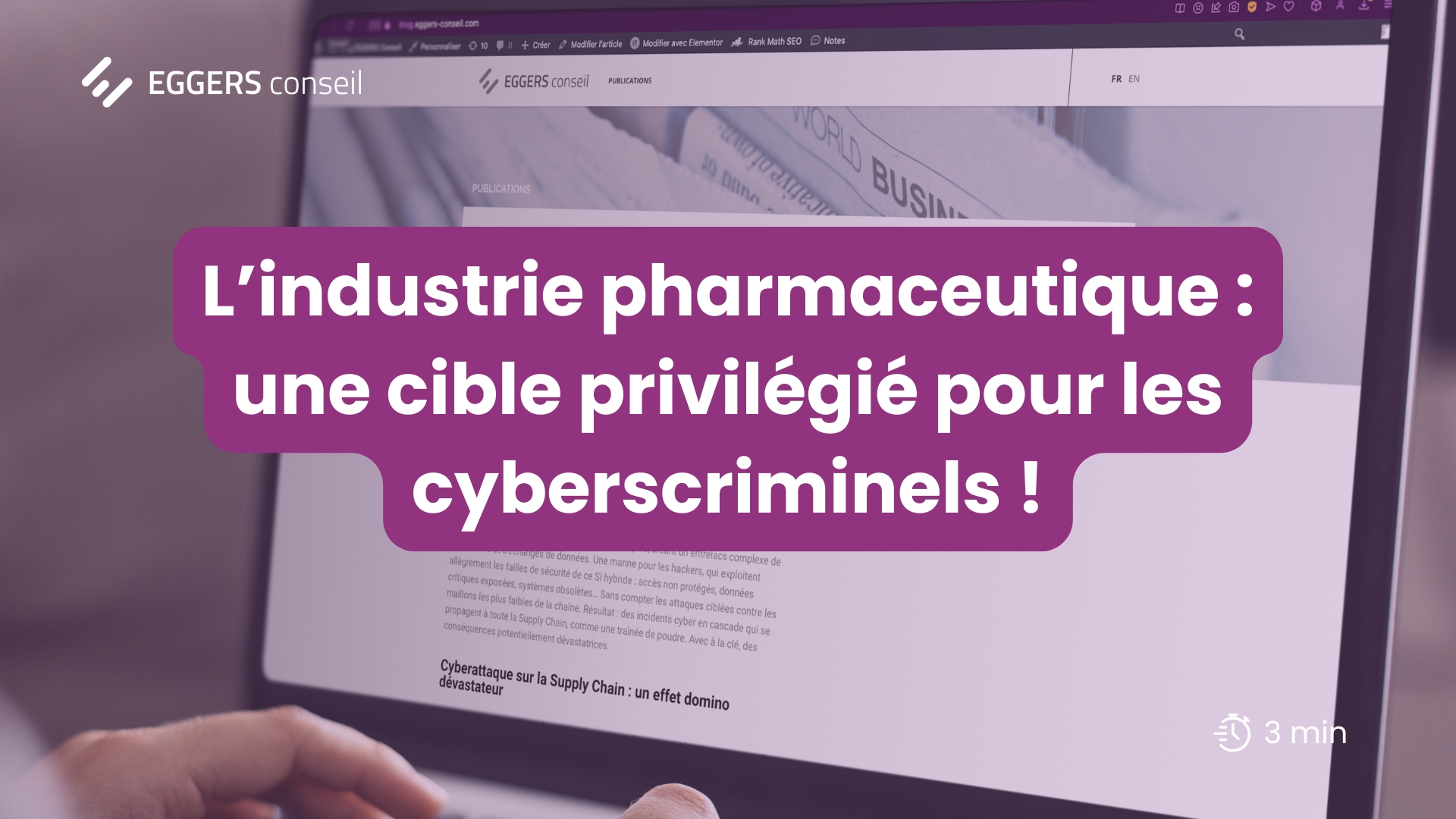 Industrie pharmaceutique supply chain NIS2