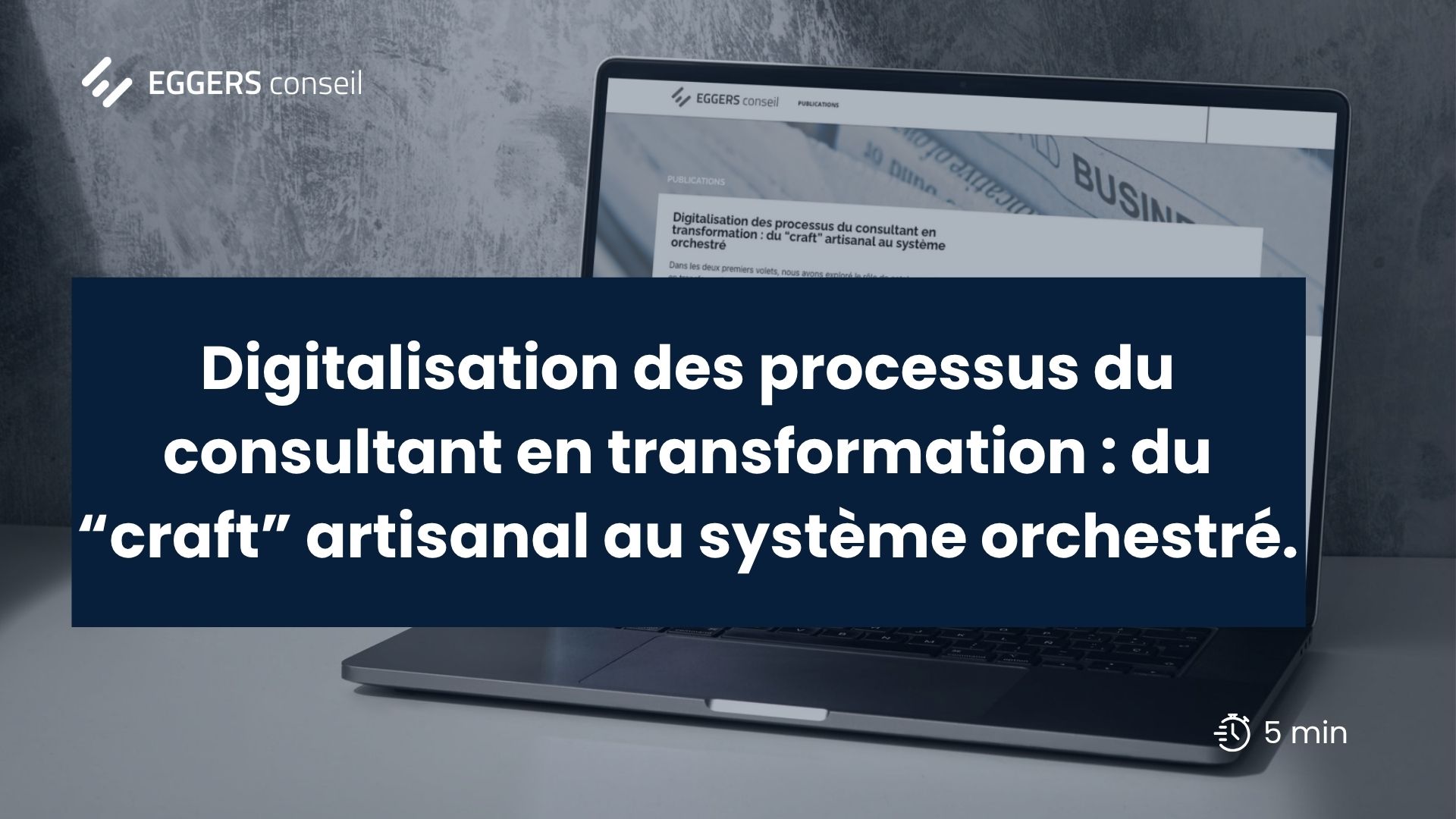 Consultant transformation : digitalisation des processus
